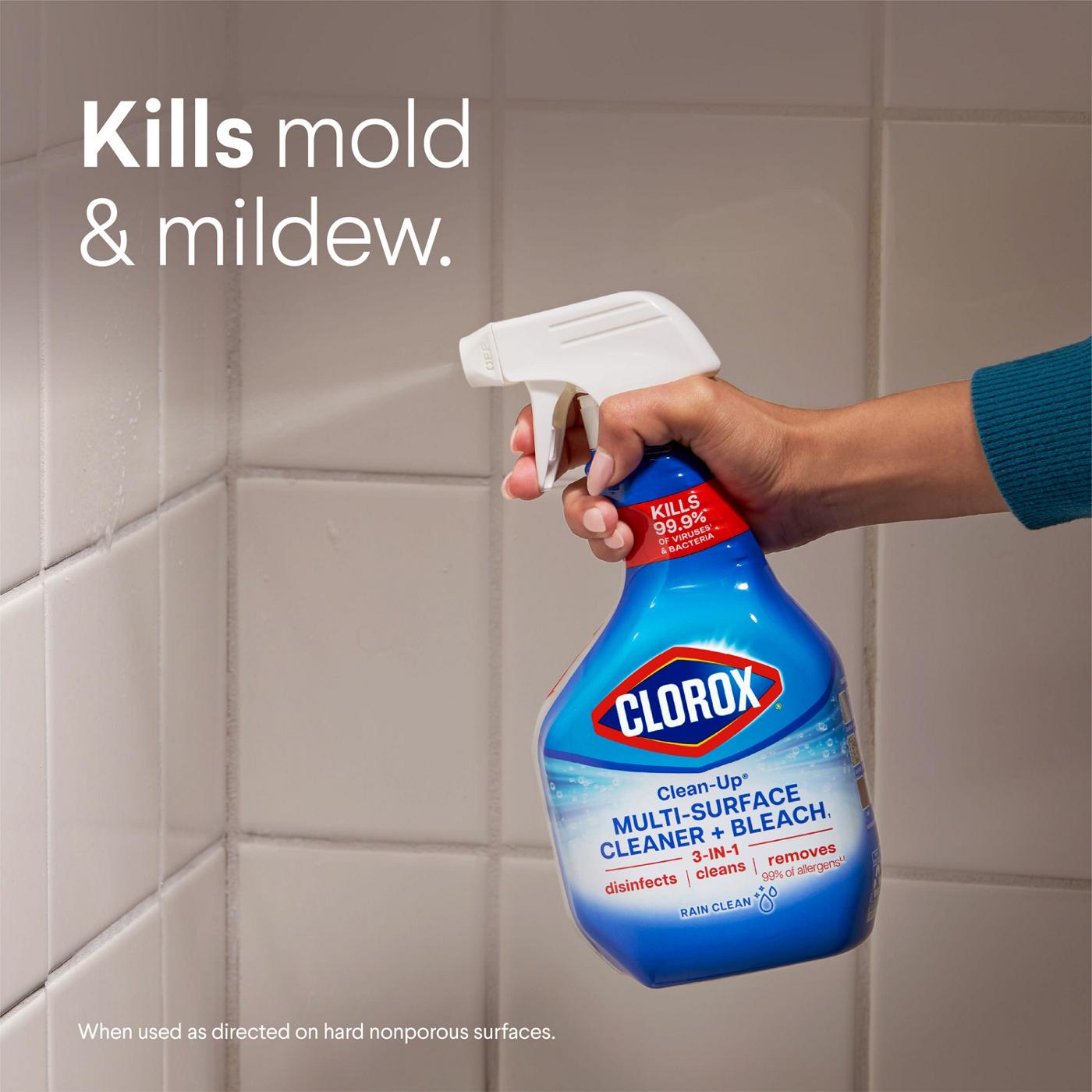 Clorox Clean-Up Multi-Surface Cleaner with Bleach Spray Bottle - Rain Clean; image 6 of 11