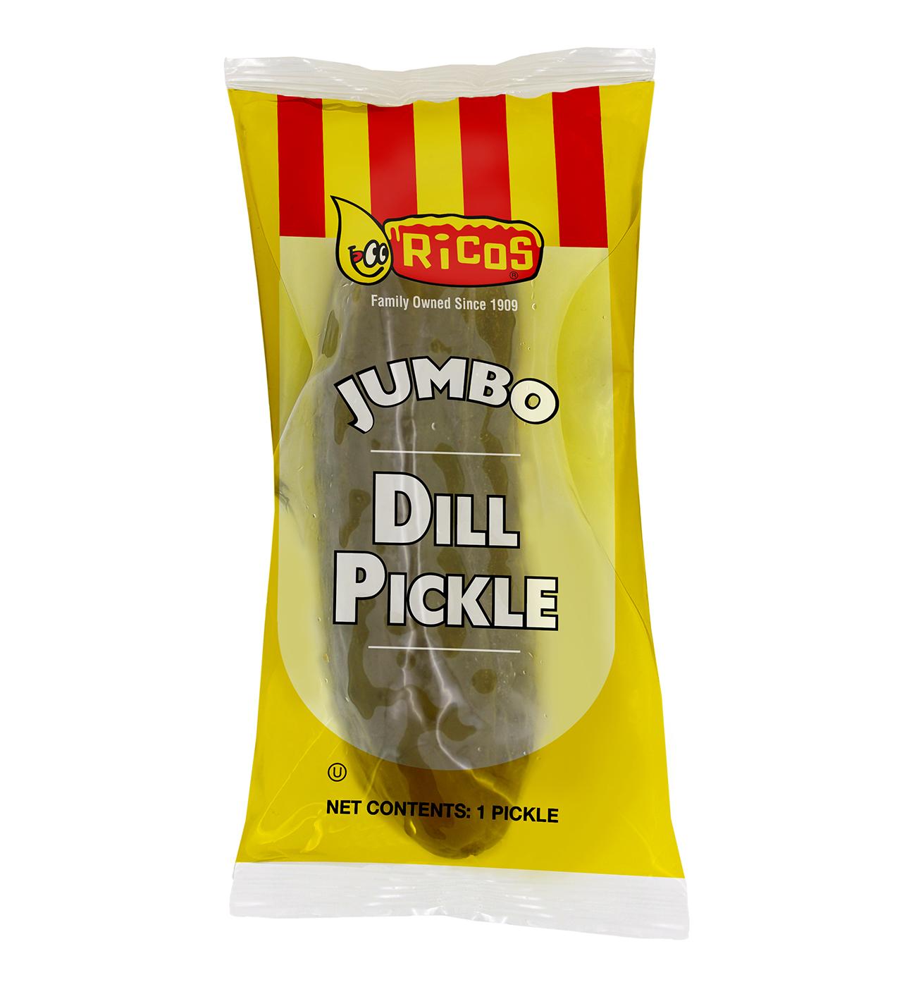 Ricos Jumbo Dill Pickle In A Pouch; image 1 of 2