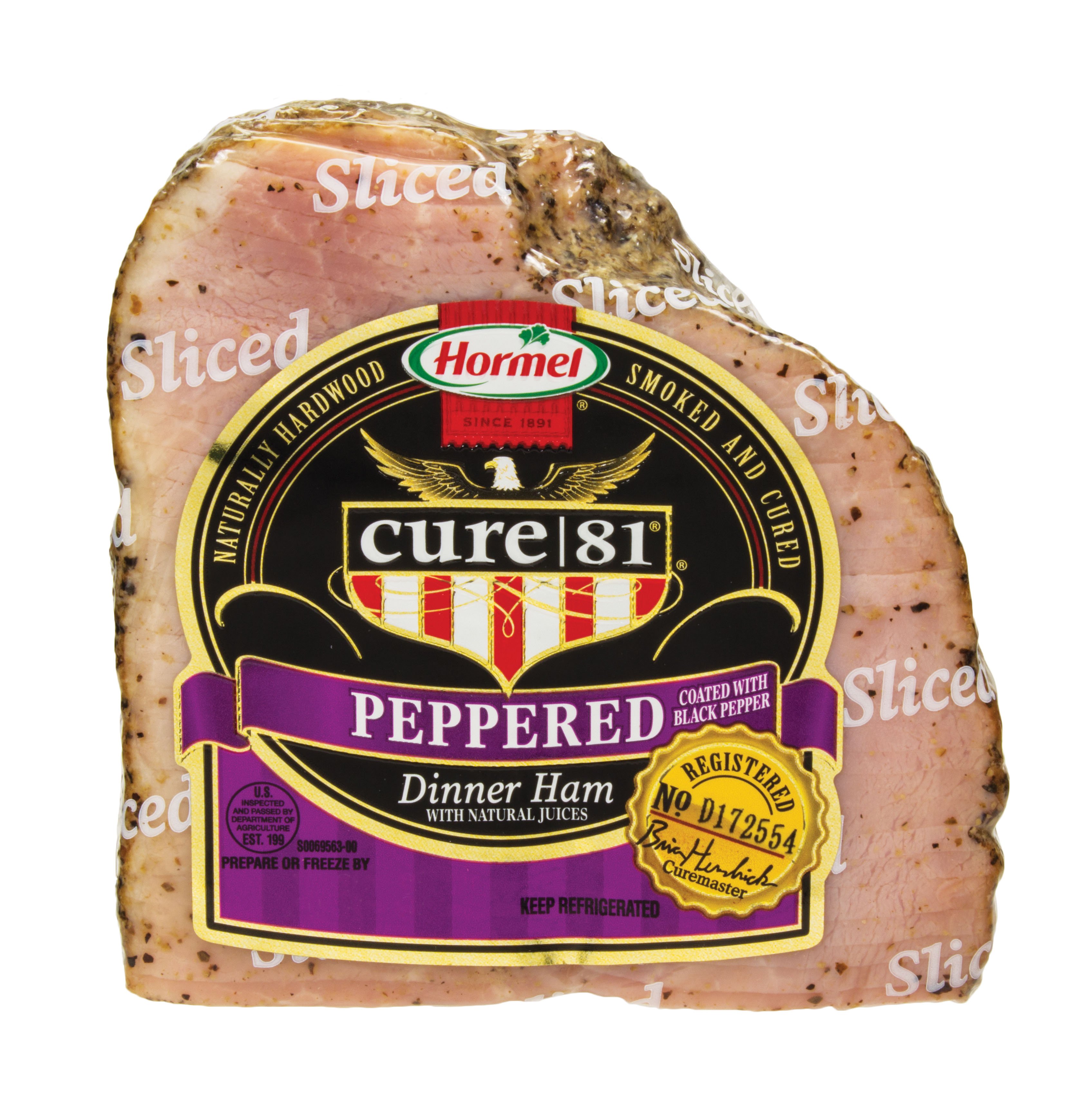 Hormel Cure 81 Peppered Quarter Sliced Ham Shop Pork at HEB