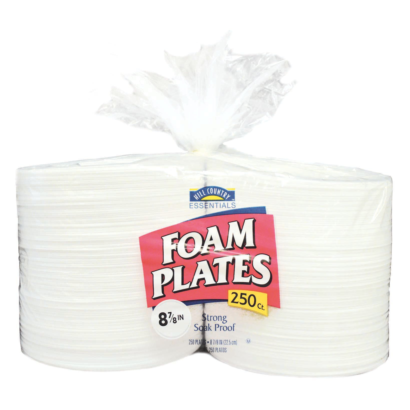 Hill Country Essentials 8.8 in Foam Plates - Shop Plates & Bowls