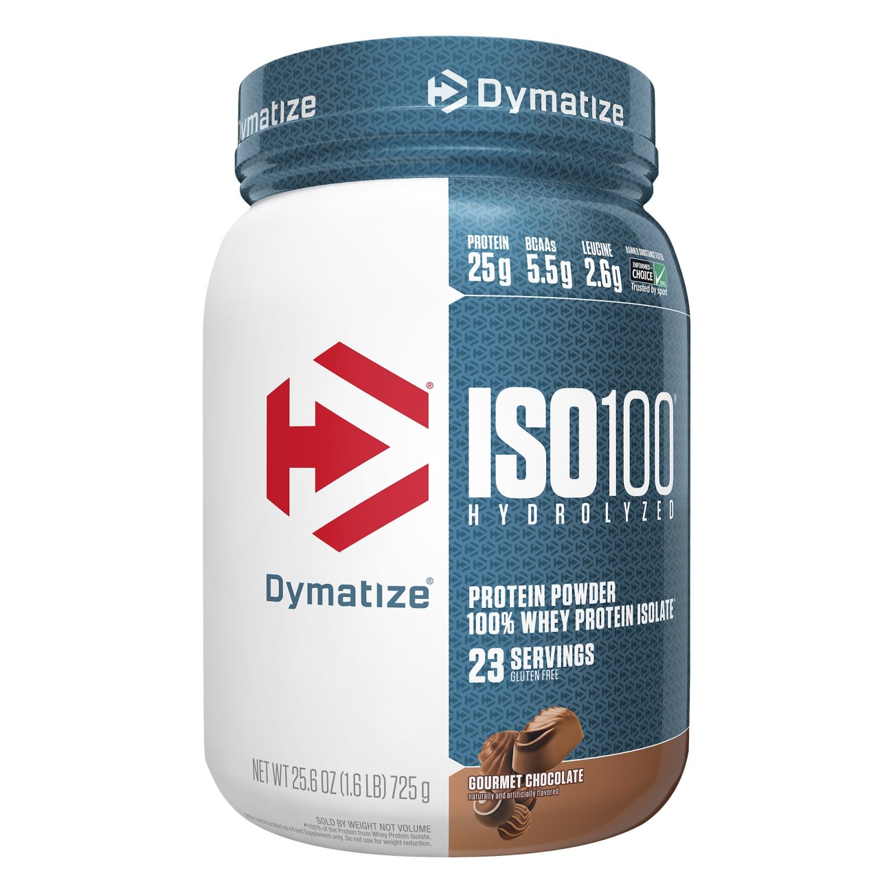 Dymatize ISO100 Hydrolyzed Whey 20g Protein Powder - Gourmet Chocolate