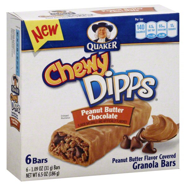 Quaker Chewy Dipps Peanut Butter Chocolate Granola Bars Shop Granola