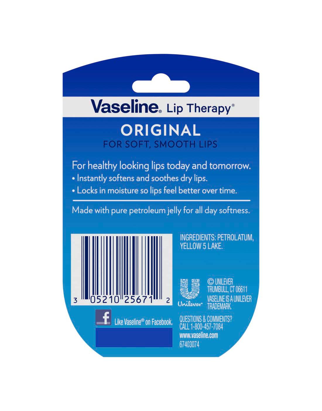 Vaseline Lip Therapy Original Lip Balm; image 2 of 5