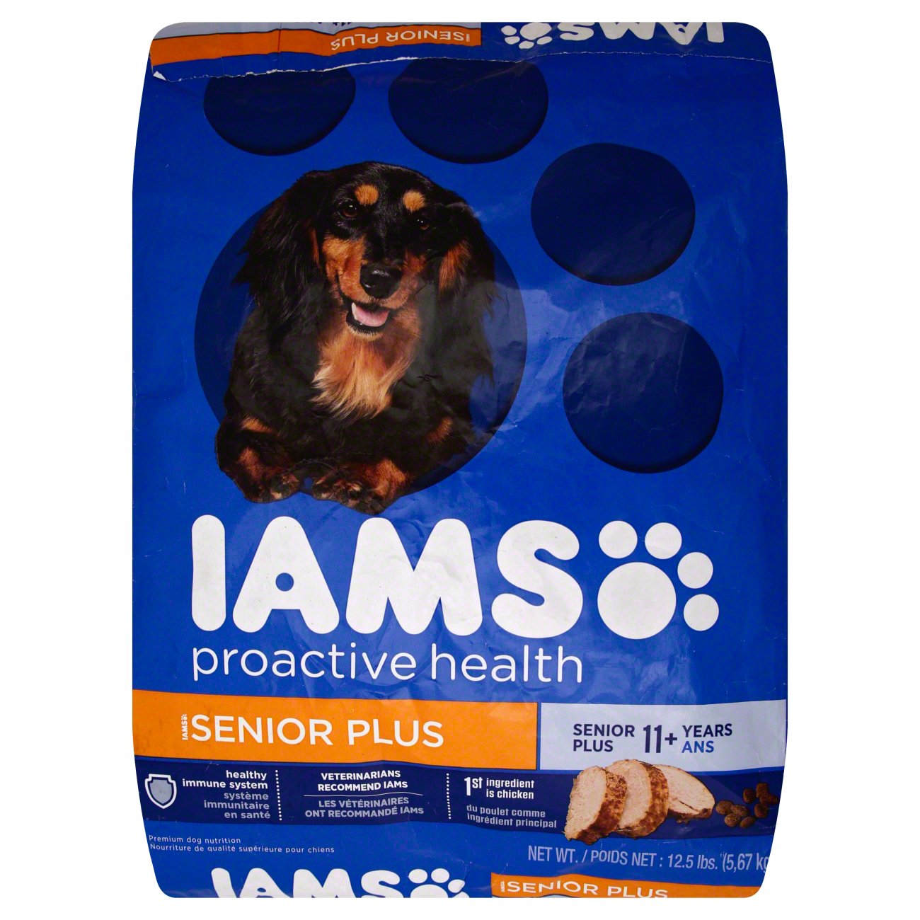 Iams proactive health large breed clearance senior plus dry dog food