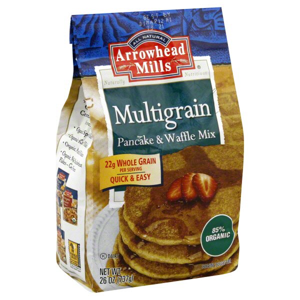 Arrowhead Mills Multigrain Pancake & Waffle Mix Shop Pancake Mixes at