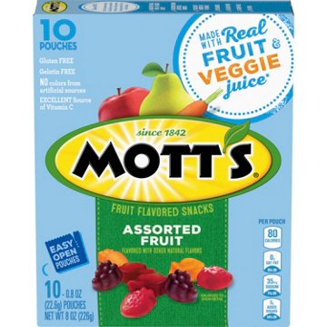 Mott's Medleys Assorted Fruit Snacks, 10 ct