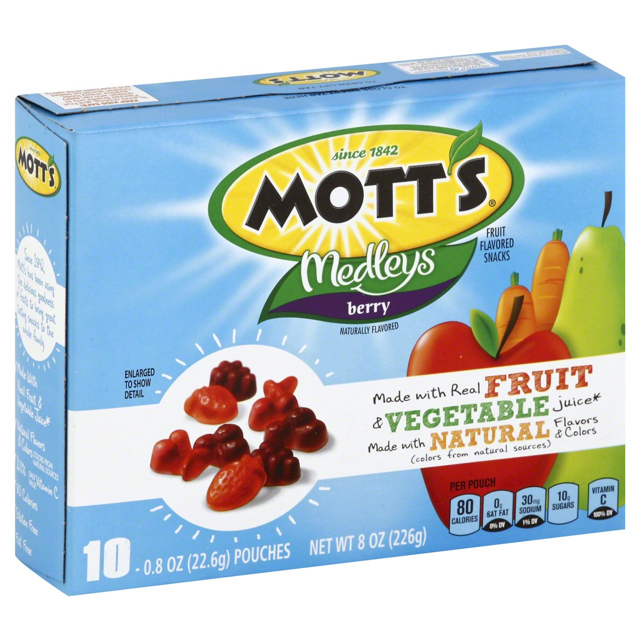 Mott's Medleys Berry Fruit Flavored Snacks - Shop Fruit ...