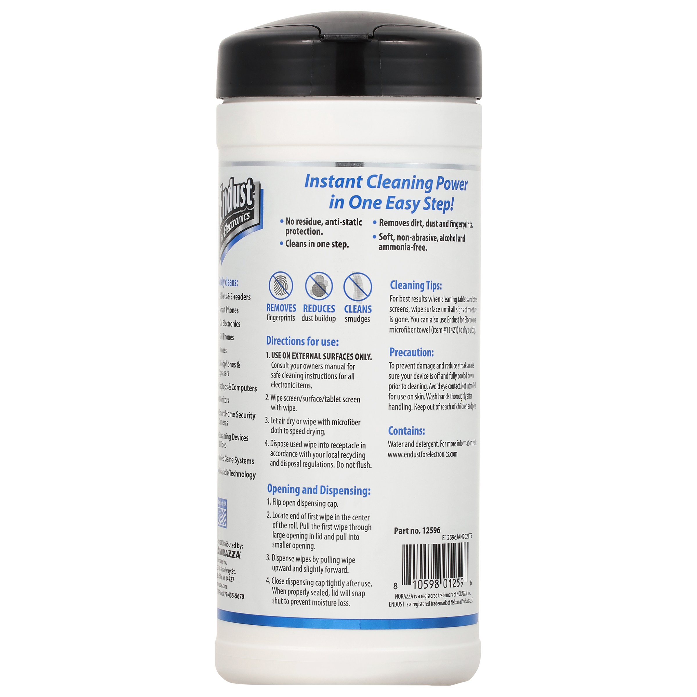 Endust For Electronics Screen Cleaner Wipes - Thumbnail 3