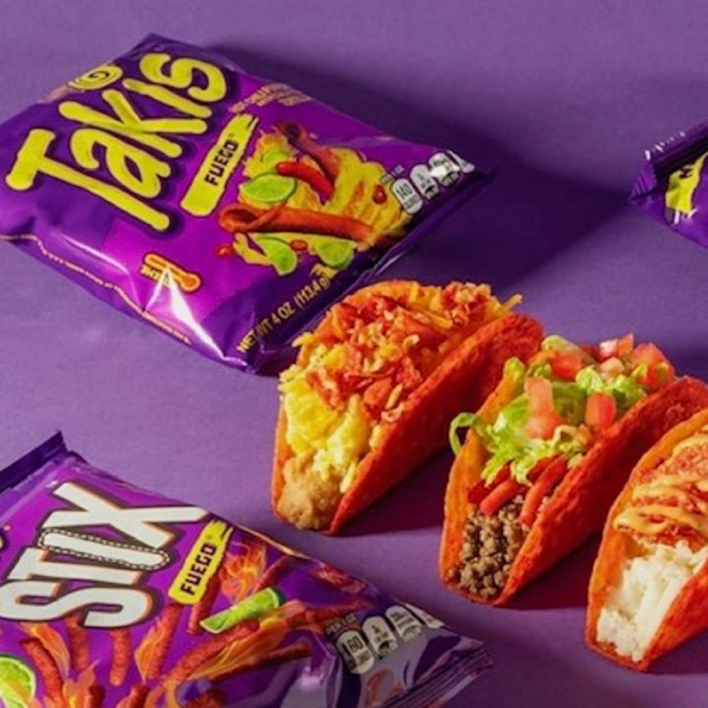 Takis Stix Flare Chili Pepper & Lime Corn Chips; image 2 of 8