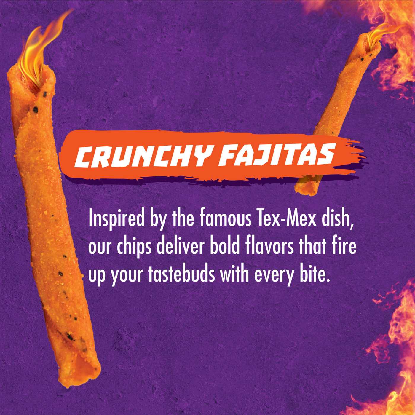 Takis Crunchy Fajitas Rolled Tortilla Chips; image 2 of 7