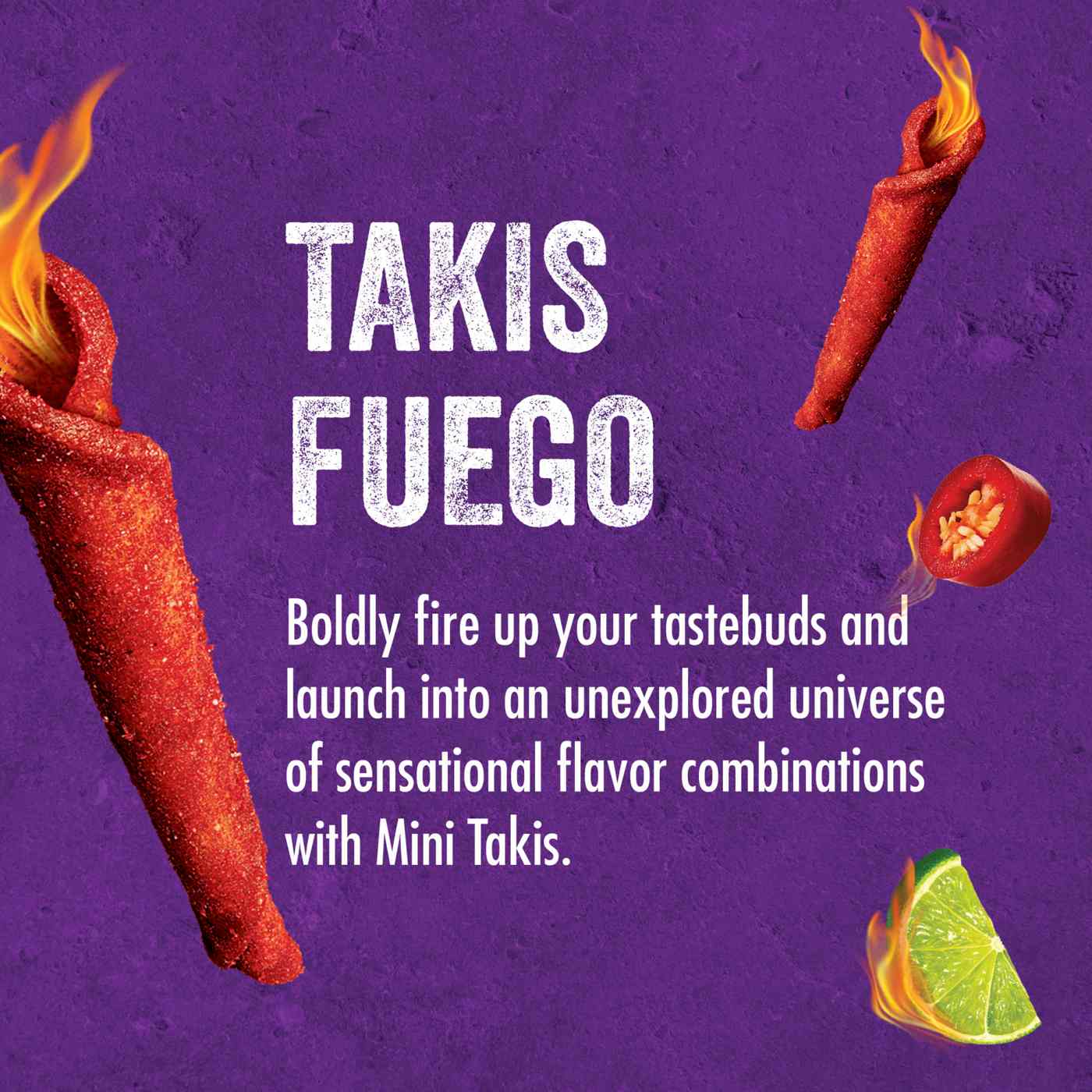 Takis Mini Fuego Hot Chili Pepper & Lime Rolled Tortilla Chips