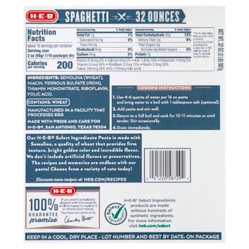 H-E-B Spaghetti Noodles, 32 oz
