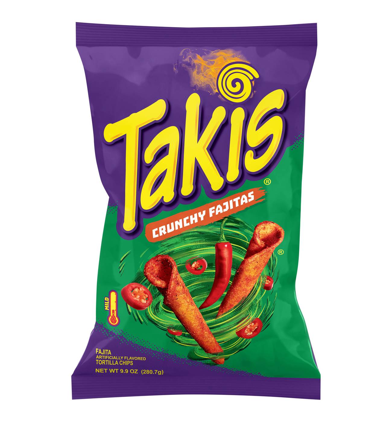 Takis Crunchy Fajitas Rolled Tortilla Chips; image 1 of 7