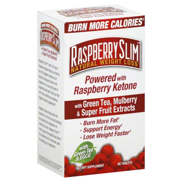 Raspberry Slim Natural Weight Loss with Raspberry Ketones Tablets ...