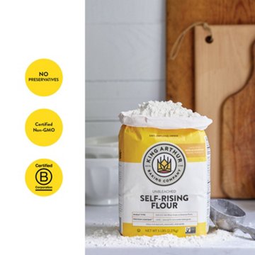 King Arthur Unbleached Self-Rising Flour, 5 lbs