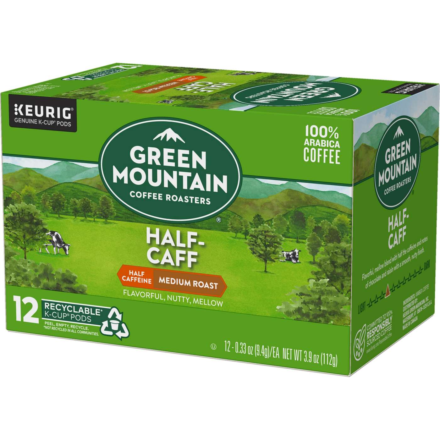 Green Mountain Coffee Half-Caff Medium Roast Single Serve Coffee K Cups; image 4 of 6