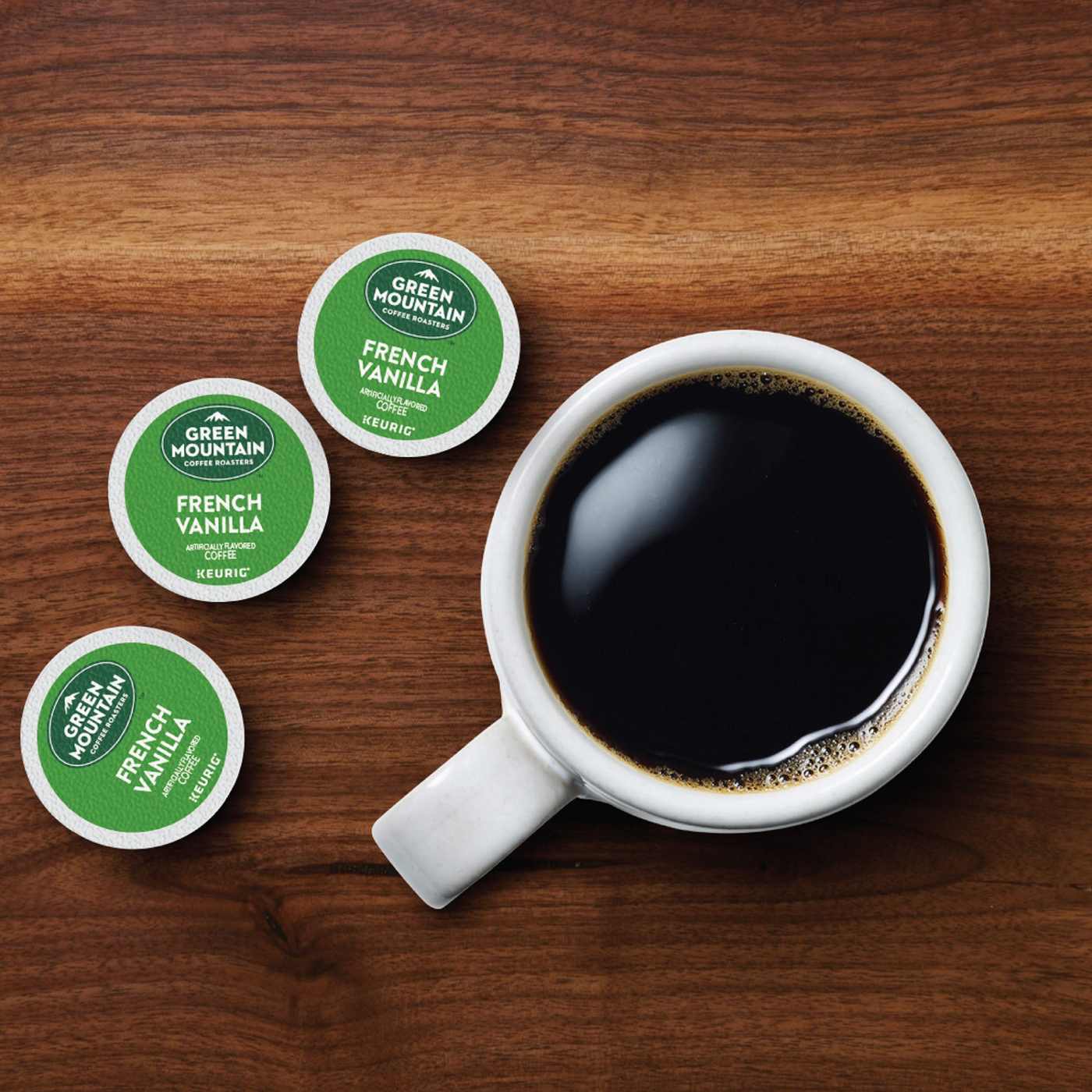 Green Mountain Coffee French Vanilla Flavored Light Roast Single Serve Coffee K Cups; image 2 of 6