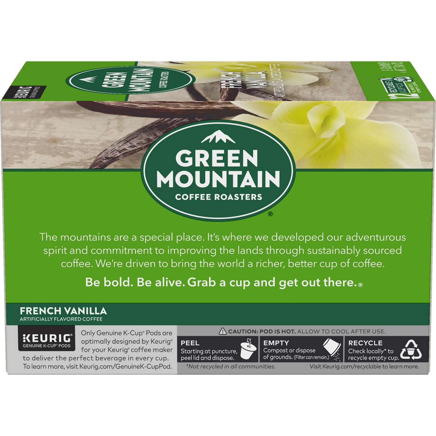 Green Mountain Coffee French Vanilla Flavored Light Roast Single Serve Coffee K Cups; image 4 of 6