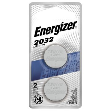 Energizer 2032 Lithium Coin Batteries, 2 pk