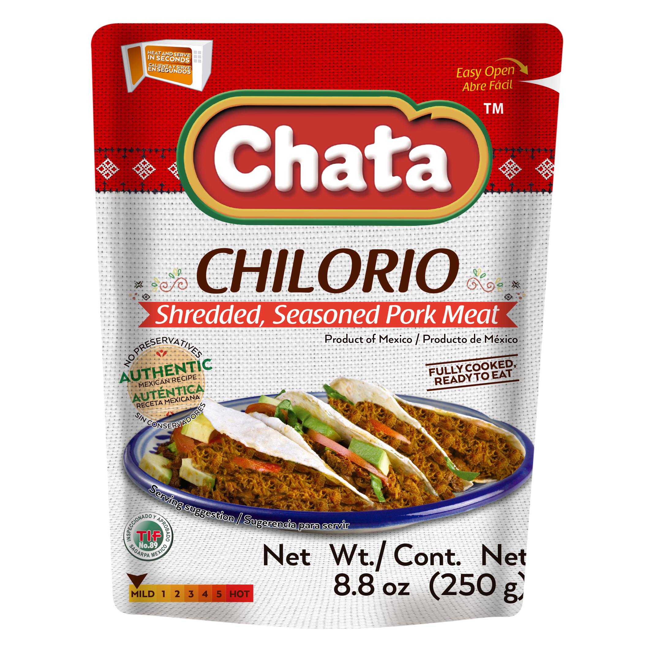 Chata Chilorio Shredded Seasoned Pork Shop Meat at HEB