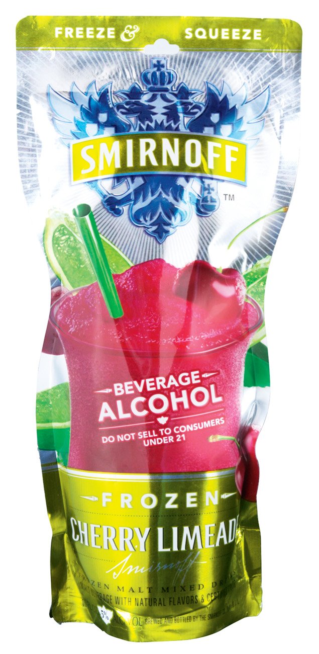 Smirnoff Ice Frozen Cherry Limeade Pouch Shop Malt beverages coolers at H E B