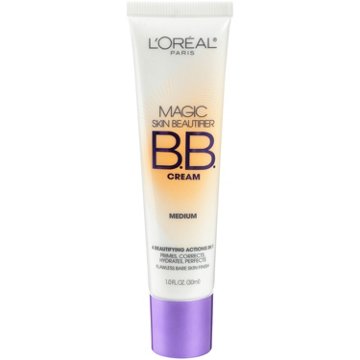 L'Oréal Paris Magic Skin Beautifier BB Cream for Face with Vitamin C and E - Medium, 1 oz