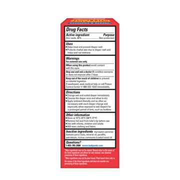 Boudreaux's Butt Paste Diaper Rash Cream Ointment, 2 oz