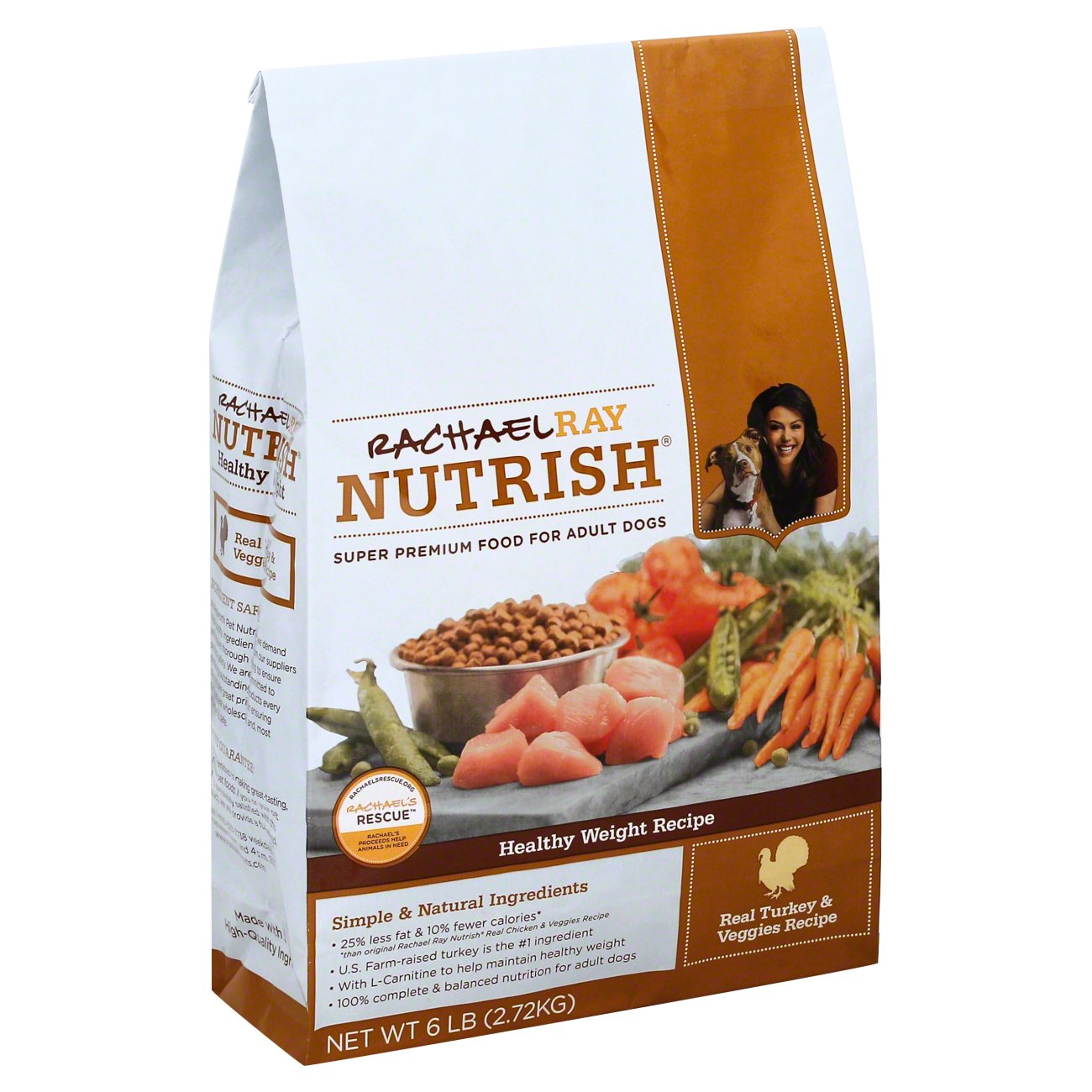 Rachael Ray Nutrish Healthy Weight Natural Dry Dog Food, Turkey & Veggies Recipe - Shop Dogs at