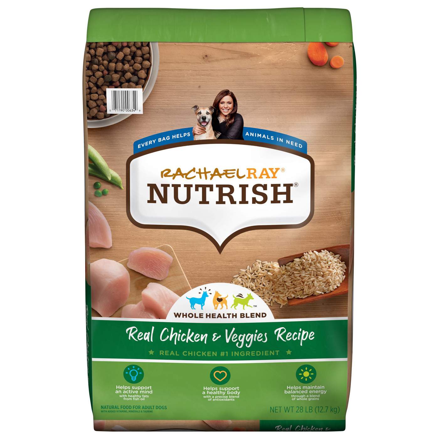 Rachael Ray Nutrish Chicken & Veggies Recipe Natural Dry Dog Food; image 1 of 9