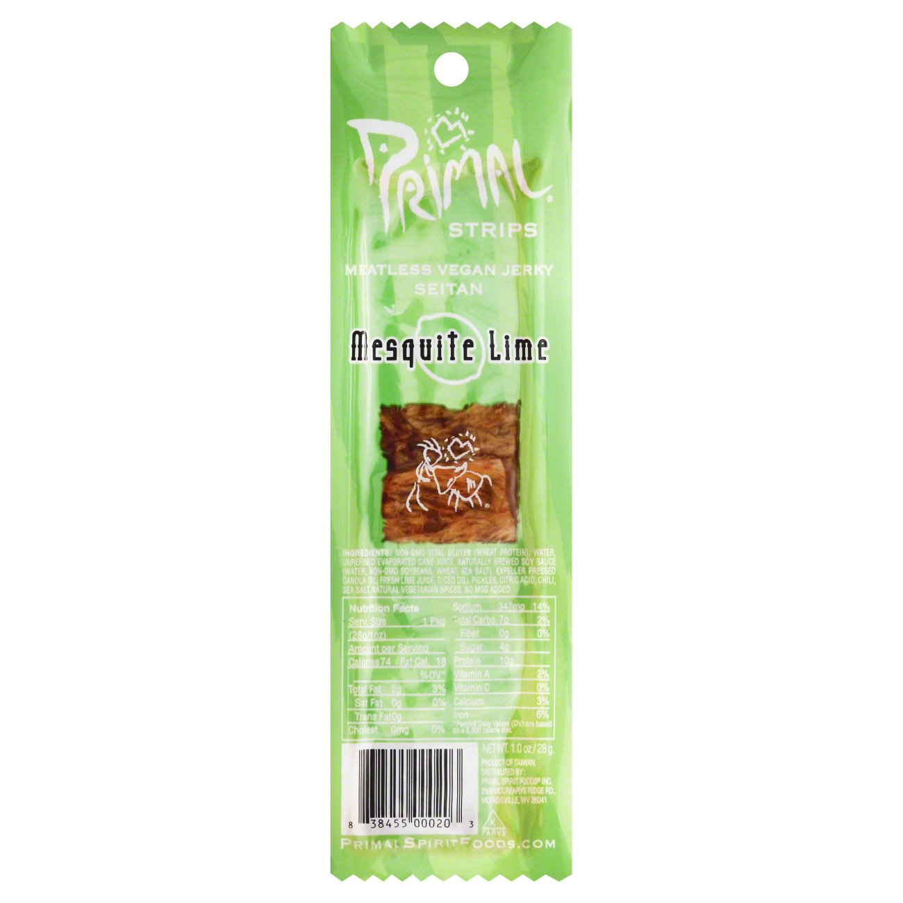 Primal Meatless Mesquite Lime Vegan Jerky Shop Jerky at HEB