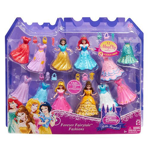 disney princess magic clip dolls