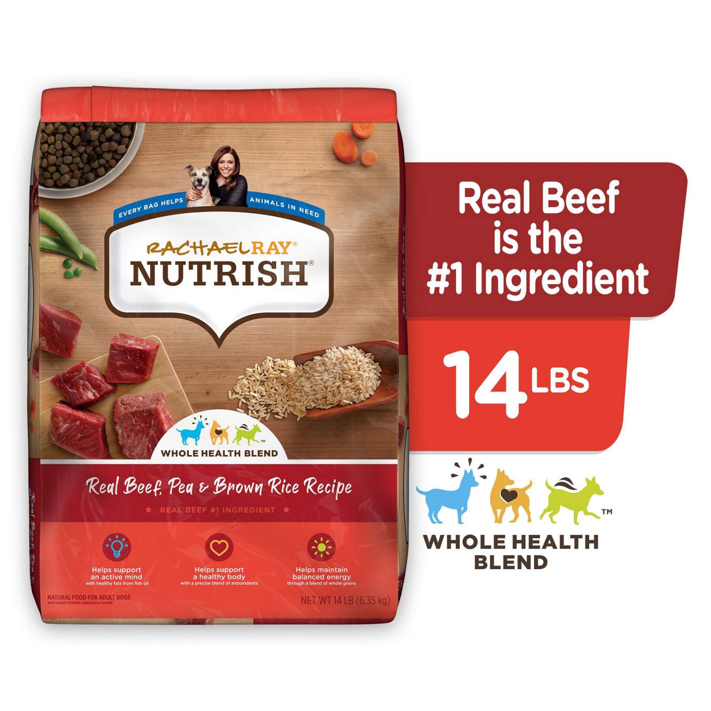 Rachael Ray Nutrish Real Beef & Brown Rice Recipe Natural Dry Dog Food; image 4 of 8