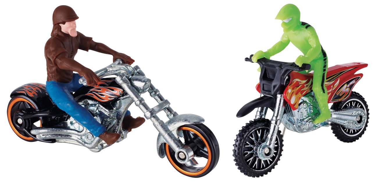hot wheels motorcycle with rider