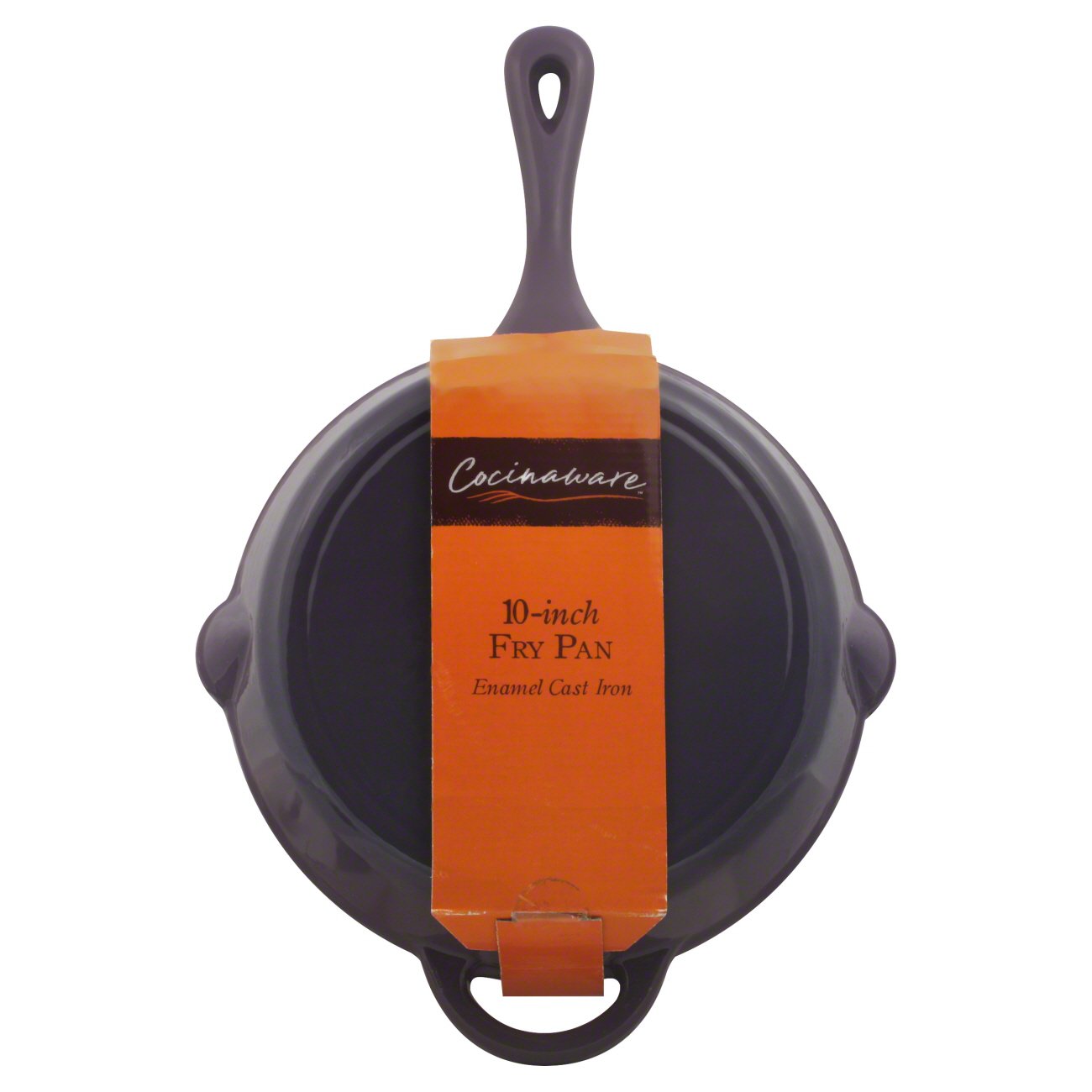 Cocinaware Red Enamel Cast Iron Fry Pan - Shop Frying Pans & Griddles at  H-E-B