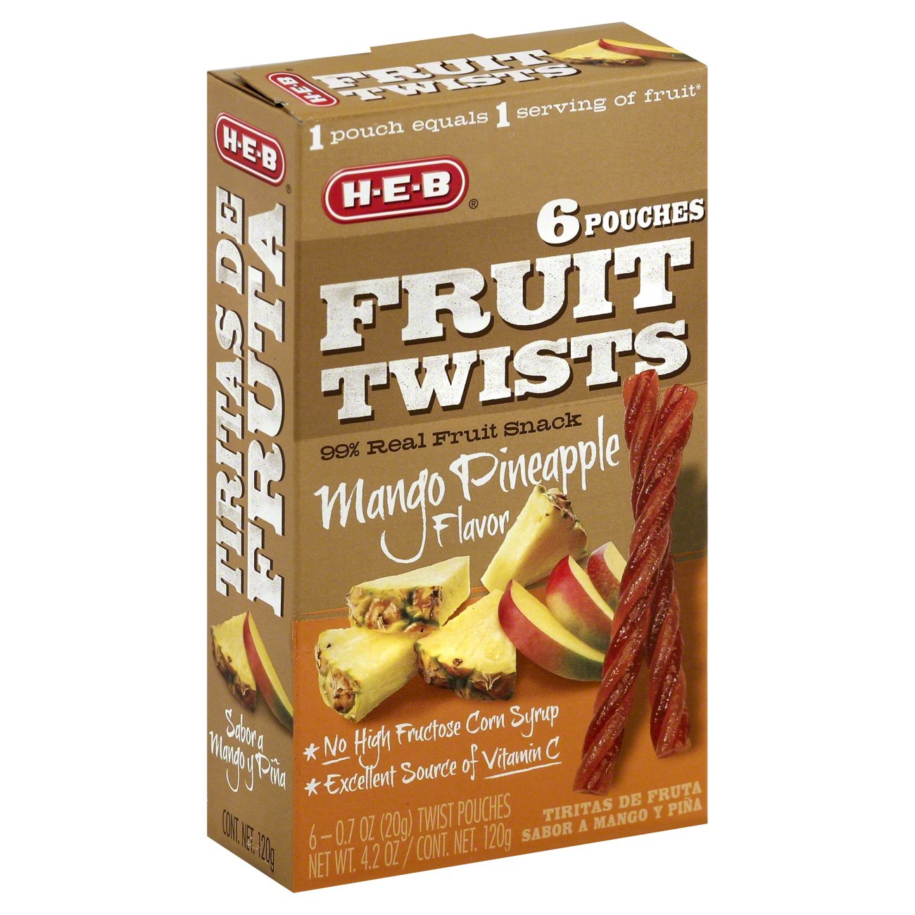 HEB Mango Pineapple Fruit Twists Shop Fruit Snacks at HEB