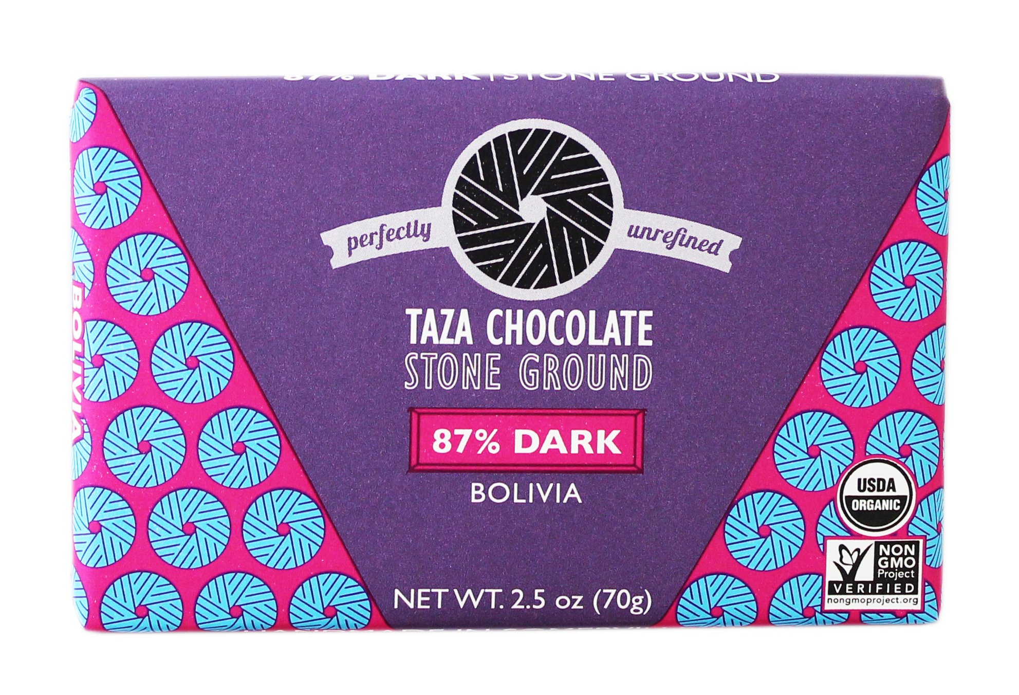 Taza Chocolate 87% Extra Dark Chocolate Stone Ground Organic Bar - Shop ...