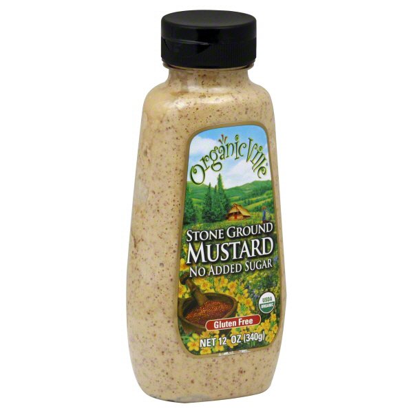 Organicville Stone Ground Mustard Shop Condiments at HEB