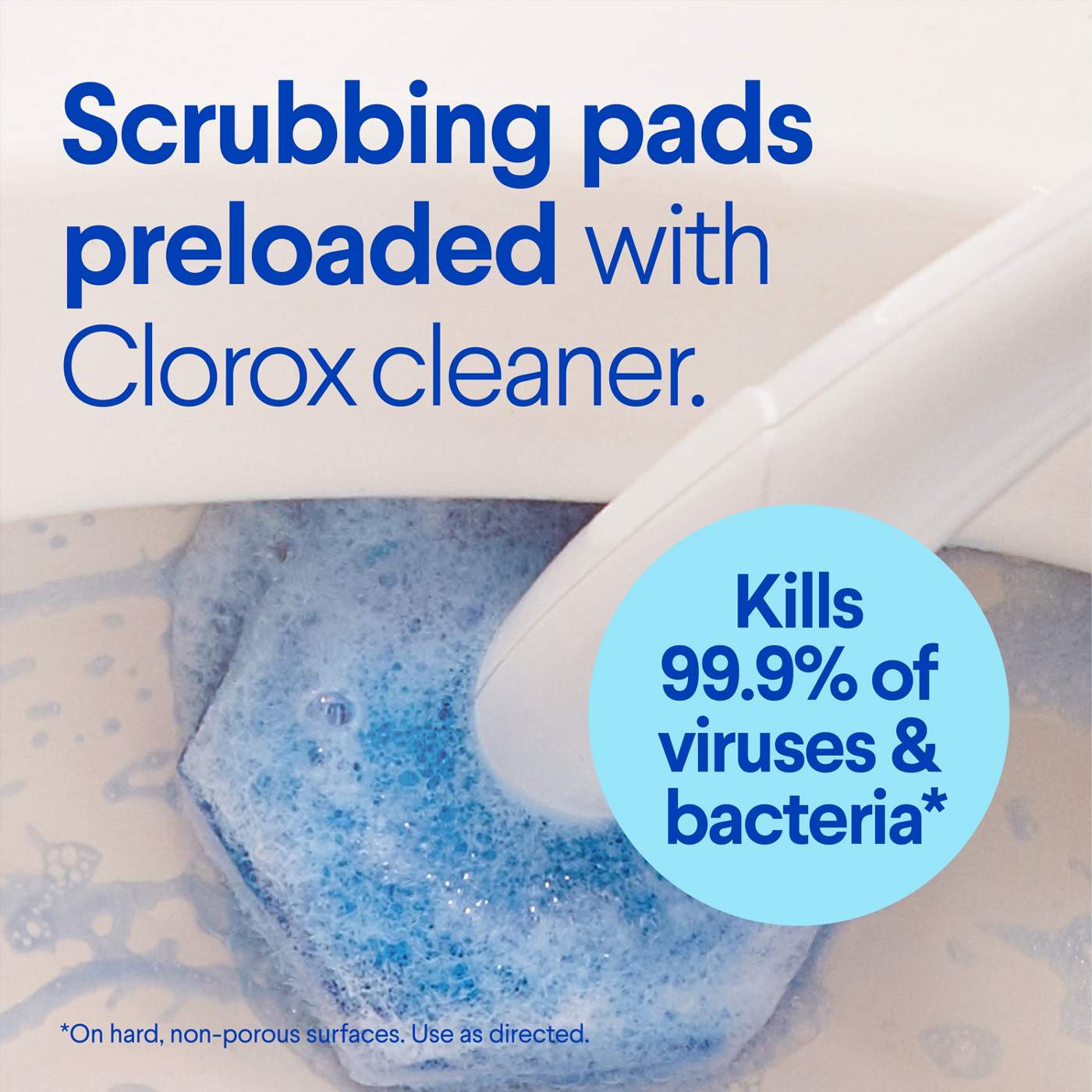 Clorox ToiletWand Toilet Cleaning Refills, Disinfecting Scrubbing Pads; image 3 of 9