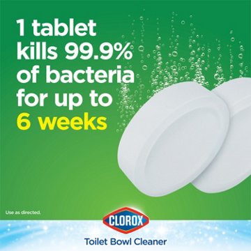 Clorox Ultra Clean Toilet Tablets Bleach, 2 ct
