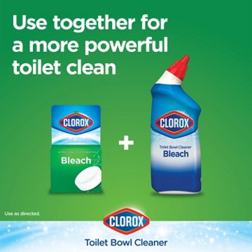 Clorox Ultra Clean Toilet Tablets Bleach, 2 ct