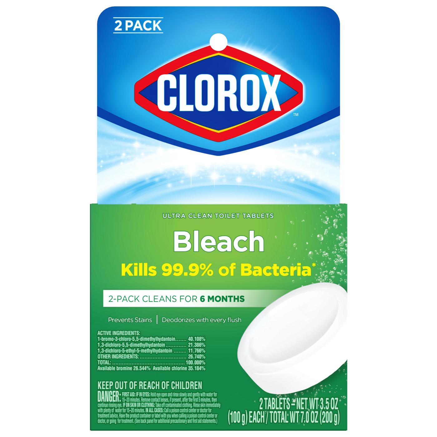 Clorox Ultra Clean Toilet Tablets Bleach; image 9 of 10