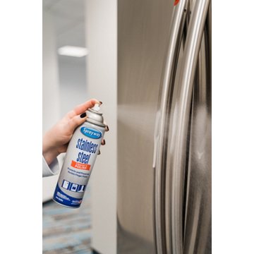 Sprayway Stainless Steel Cleaner & Polish Spray, 15 oz