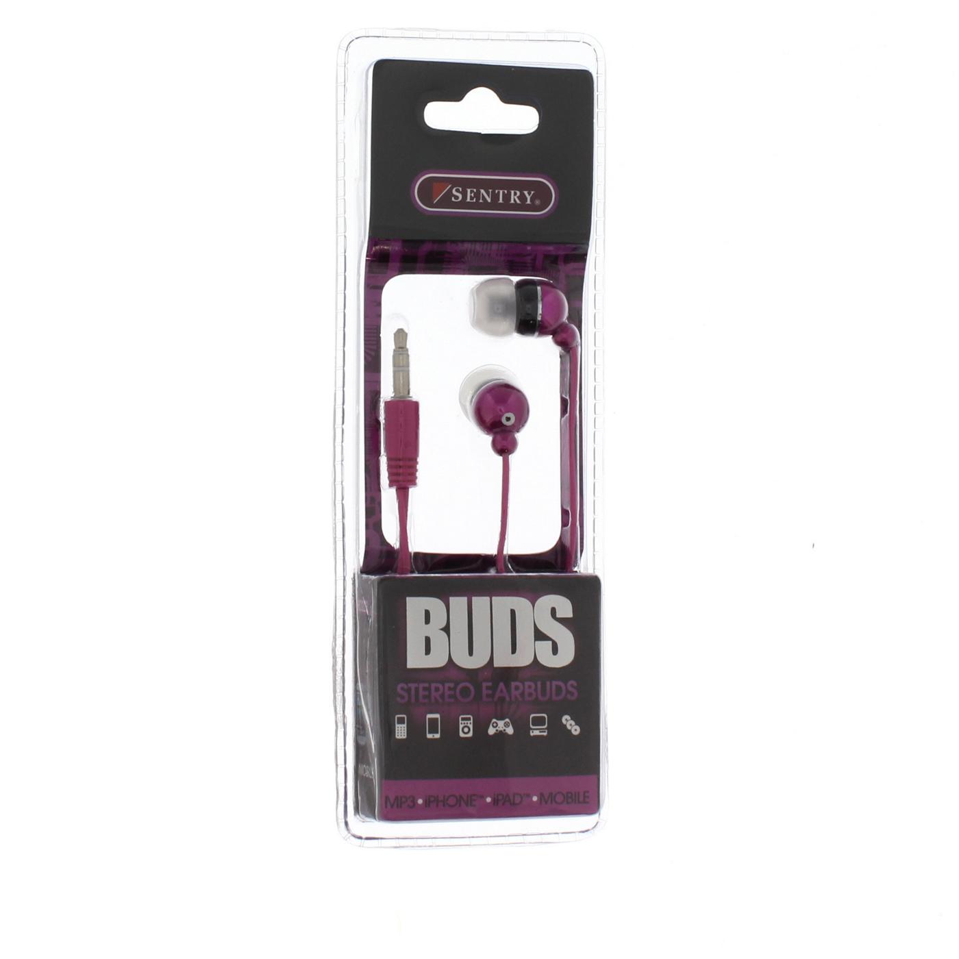 Sentry Clear Stereo Earbuds; image 2 of 4