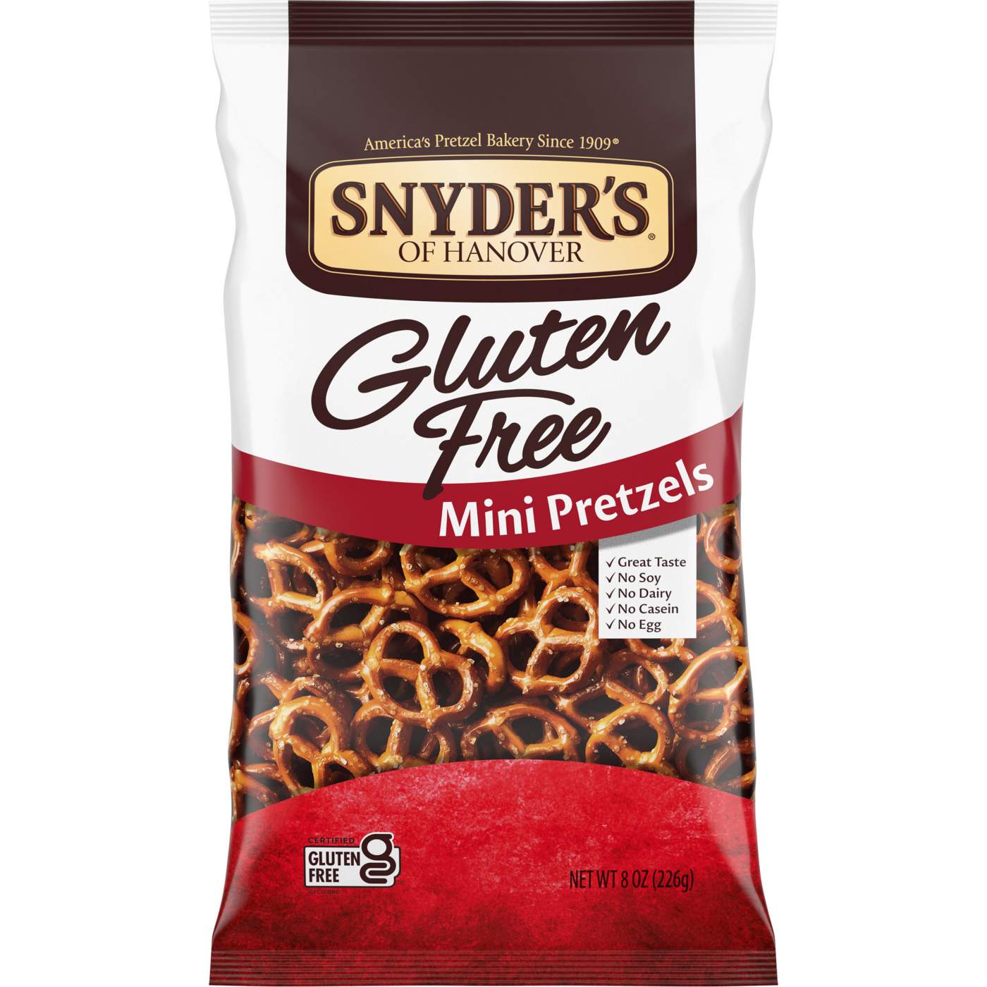 Snyder's of Hanover Gluten Free Mini Pretzels; image 1 of 9