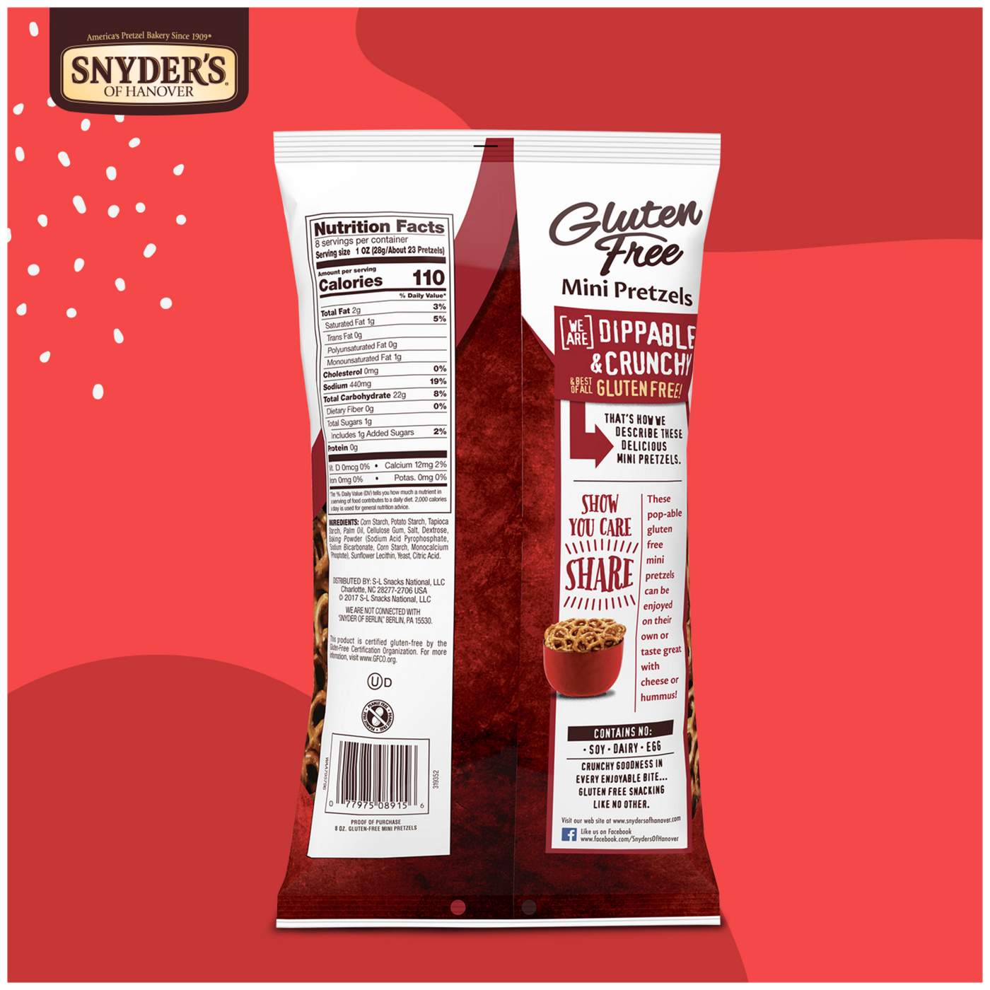 Snyder's of Hanover Gluten Free Mini Pretzels; image 4 of 9