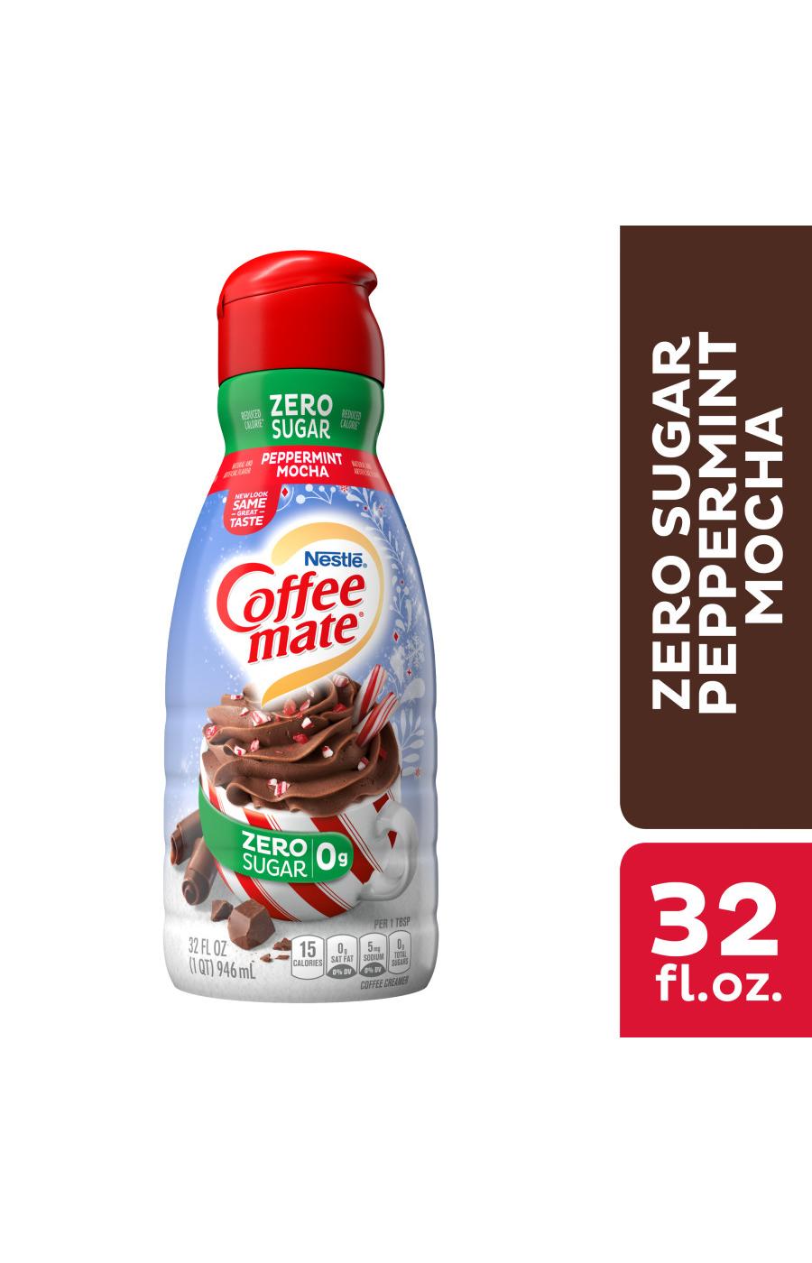 Nestle Coffee Mate Zero Sugar Coffee Creamer - Peppermint Mocha ; image 6 of 7