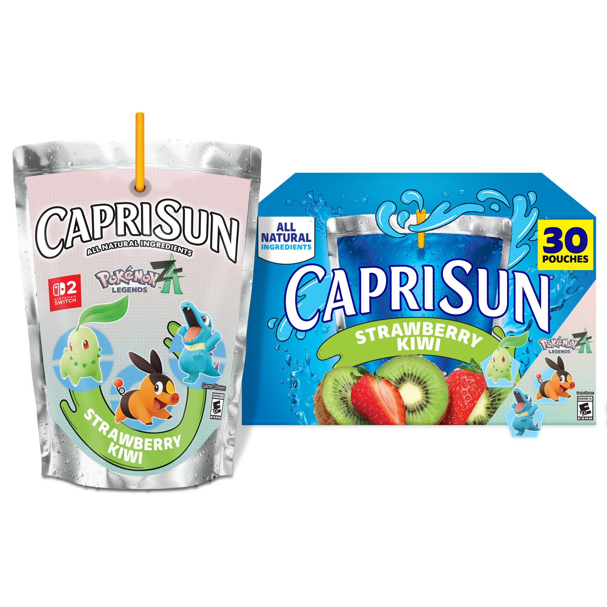 Capri Sun Strawberry Kiwi Flavored Juice Drink Blend Value Pack 6 oz