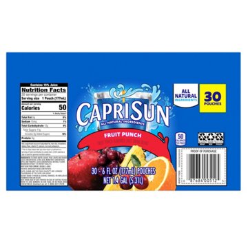 Capri Sun Fruit Punch 30 pk Pouches