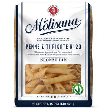 La Molisana Penne Ziti Rigate 20B, 16 oz