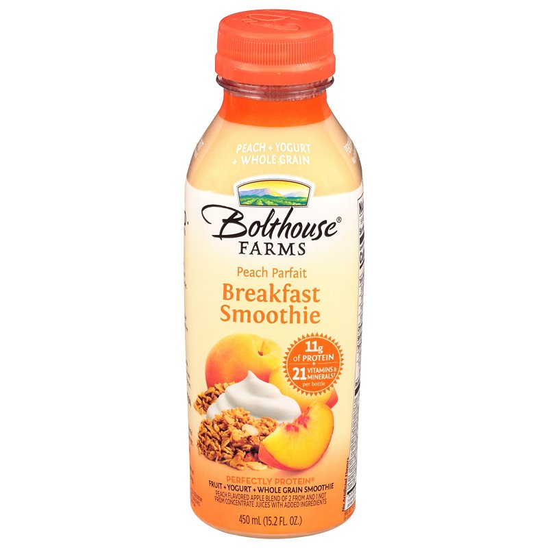 Bolthouse Farms Peach Parfait Breakfast Smoothie - Shop Shakes & Smoothies At H-E-B